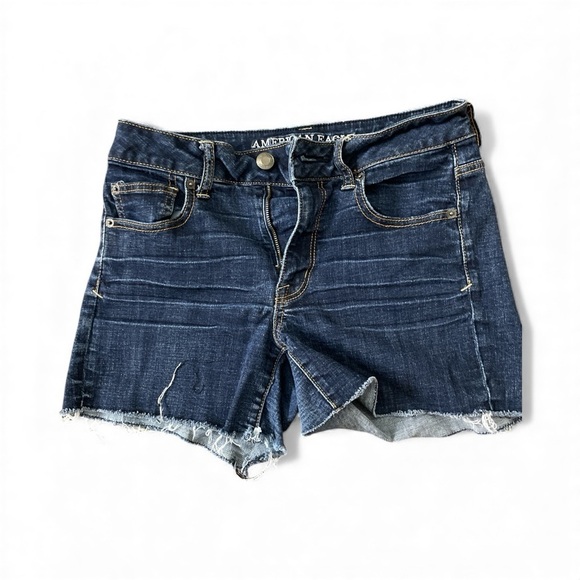 American Eagle Outfitters Pants - American Eagle Outfitters Dark Blue Jean Shorts